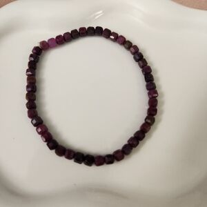 New stretchy beaded Ruby bracelet